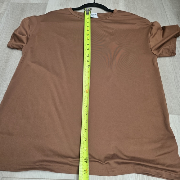 Gymshark X Whitney Simmons Collab Brown Short Sleeve Tee - Picture 9 of 9